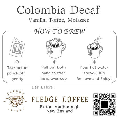 Decaf Colombia Drip Bag