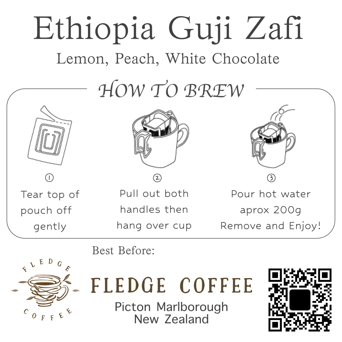 Ethiopia Guji Zafi Drip Bag